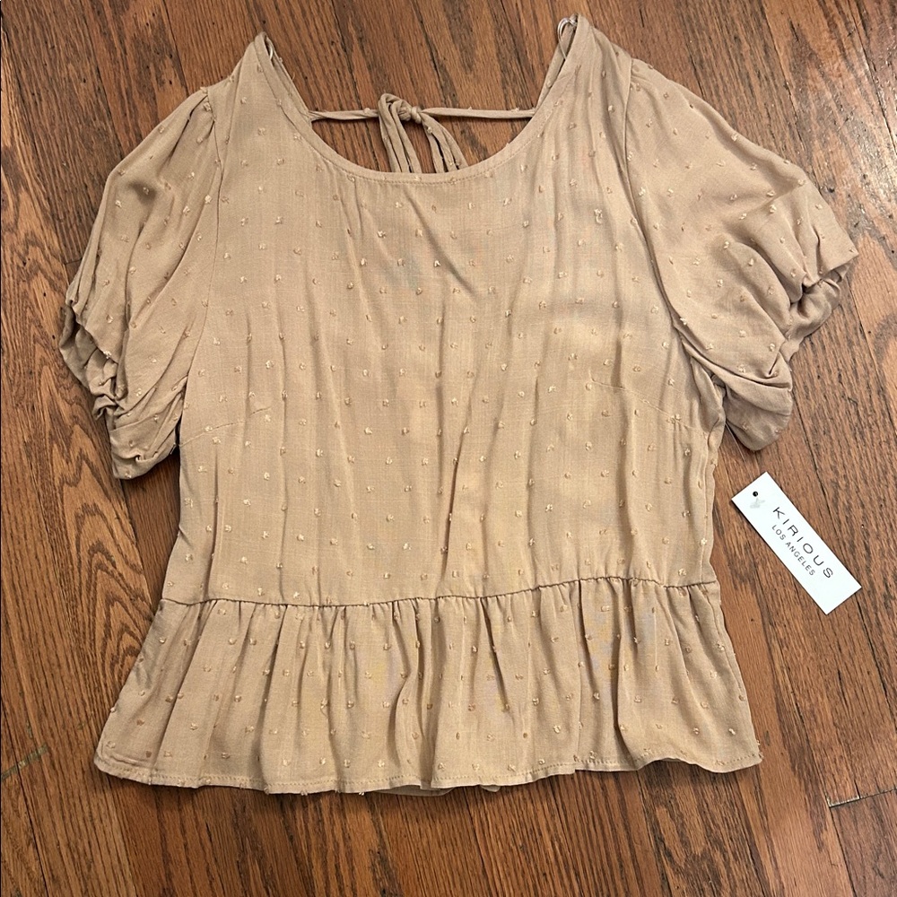 Khious Tan Women's Blouse